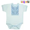 Боди вышиванка для новорожденных с коротким рукавом (интерлок) Боди вышиванка для новорожденных с коротким рукавом (интерлок)