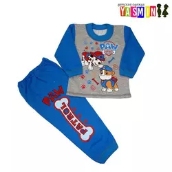 Детская пижама "Патруль" теплая с начесом (рост 80-128 см.) Детская пижама "Патруль" теплая с начесом (рост 80-128 см.)