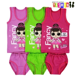 Комплект нижнего белья для девочки  «Кукла Лол» Комплект нижнего белья для девочки  «Кукла Лол»