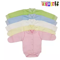 Боди для новорожденных с манжетом (интерлок) Боди для новорожденных с манжетом (интерлок)