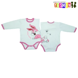 Боди для девочек "Зайчик", на рост 68-74 см. (интерлок) Боди для девочек "Зайчик", на рост 68-74 см. (интерлок)