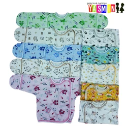 Распашонка на 2-ух кнопочках (кулир набивной) Распашонка на 2-ух кнопочках (кулир набивной)