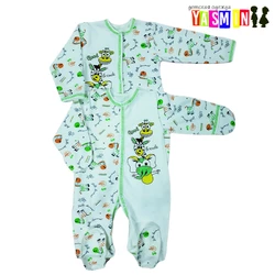 Человечек для новорожденных "Зебра" (с начесом) Человечек для новорожденных "Зебра" (с начесом)