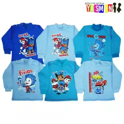 Водолазка для мальчиков, на кнопках (начес) Водолазка для мальчиков, на кнопках (начес)