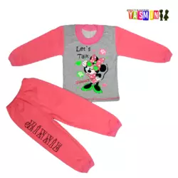 Пижама для девочек "Minnie", теплая (начес) Пижама для девочек "Minnie", теплая (начес)