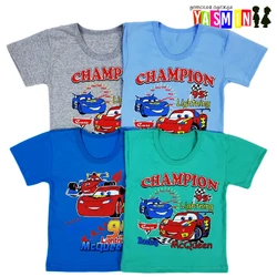 Футболка для мальчиков "Тачки" (кулир) Футболка для мальчиков "Тачки" (кулир)