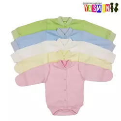 Боди для новорожденных, с манжетом (интерлок) Боди для новорожденных, с манжетом (интерлок)