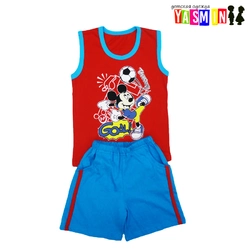 Комплект для мальчиков футболка и шорты с карманами Комплект для мальчиков футболка и шорты с карманами