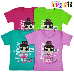 Футболки для девочек "LOL", от 1-6 лет (кулир) Футболки для девочек "LOL", от 1-6 лет (кулир)