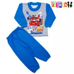Детская пижама «Тачки» с начесом Детская пижама «Тачки» с начесом