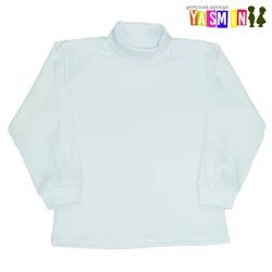 Водолазка детская, белая (интерлок) Водолазка детская, белая (интерлок)