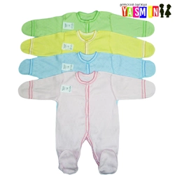 Комбинезон "Человечек" для новорожденных (мультирип) Комбинезон "Человечек" для новорожденных (мультирип)