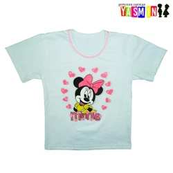 Футболка для девочек (кулир белый) Футболка для девочек (кулир белый)