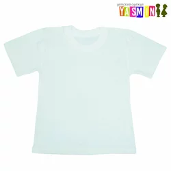 Футболка белая от 1-16 лет (кулир) Футболка белая от 1-16 лет (кулир)