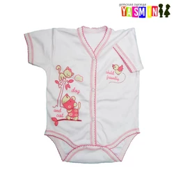 Боди с коротким рукавом с принтом на кнопке Боди с коротким рукавом с принтом на кнопке