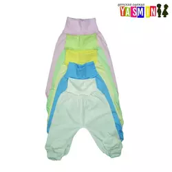 Евро ползунки на манжете для новорожденных (кулир однотонный) Евро ползунки на манжете для новорожденных (кулир однотонный)