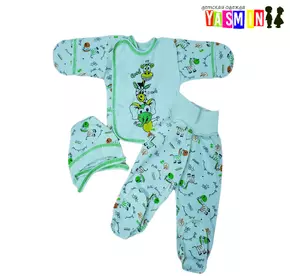 Комплект для новорожденных "Зебра" (начес) Комплект для новорожденных "Зебра" (начес)