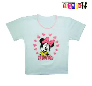 Футболка для девочек (кулир белый) Футболка для девочек (кулир белый)