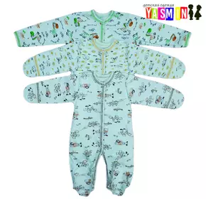 "Человечки" для новорожденных (интерлок) "Человечки" для новорожденных (интерлок)