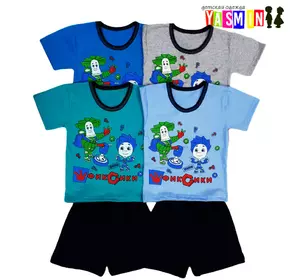 Комплект для мальчиков "Фиксики" (кулир) Комплект для мальчиков "Фиксики" (кулир)