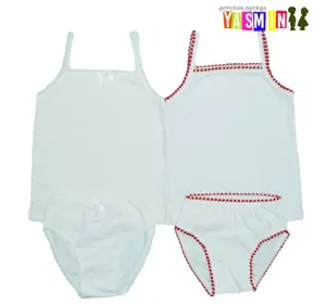 Комплект для девочек с ажурной резинкой Комплект для девочек с ажурной резинкой