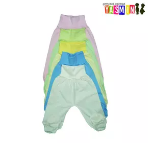 Евро ползунки на манжете для новорожденных (кулир однотонный) Евро ползунки на манжете для новорожденных (кулир однотонный)