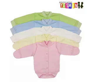 Боди для новорожденных, с манжетом (интерлок) Боди для новорожденных, с манжетом (интерлок)