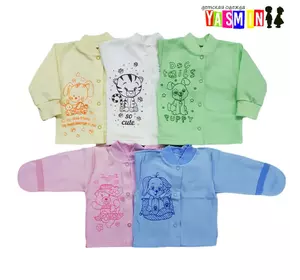 Кофта на манжете с принтом (кулир однотонный) Кофта на манжете с принтом (кулир однотонный)