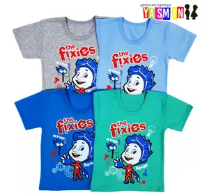 Футболка для мальчиков "Фиксики" (кулир) Футболка для мальчиков "Фиксики" (кулир)