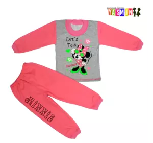 Пижама для девочек "Minnie" (начес) Пижама для девочек "Minnie" (начес)