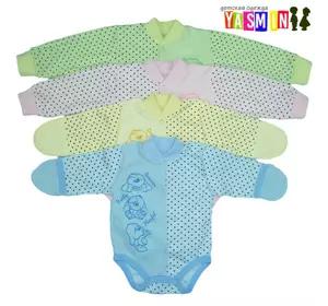 Боди для новорожденных с манжетом (интерлок) Боди для новорожденных с манжетом (интерлок)