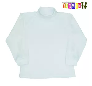 Водолазка детская, белая (интерлок) Водолазка детская, белая (интерлок)