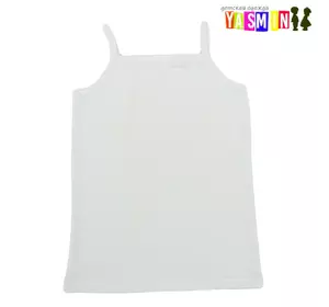 Майка-топ для девочек, с кружевом (кулир) Майка-топ для девочек, с кружевом (кулир)