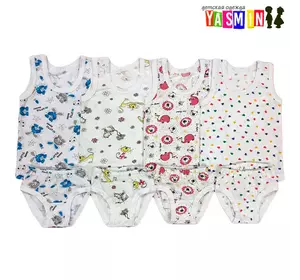 Комплект для девочек, майка и трусики (кулир набивной) Комплект для девочек, майка и трусики (кулир набивной)