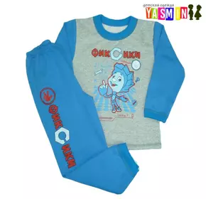 Детская пижама "Фиксики" с начесом Детская пижама "Фиксики" с начесом