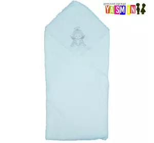 Крыжма с вышивкой "Ангелочек", 100х90 см. (махра начесная) Крыжма с вышивкой "Ангелочек", 100х90 см. (махра начесная)