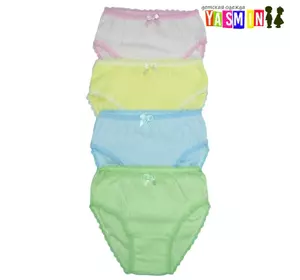 Трусы для девочек, с ажурной резинкой (мультирип) Трусы для девочек, с ажурной резинкой (мультирип)