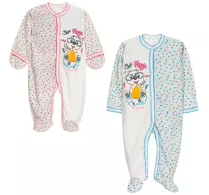 Комбинезон-человечек для новорожденных (интерлок) Комбинезон-человечек для новорожденных (интерлок)